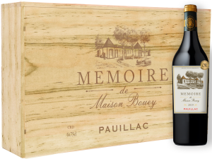 Memoire Pauillac 6 Flaschen original Holzkiste